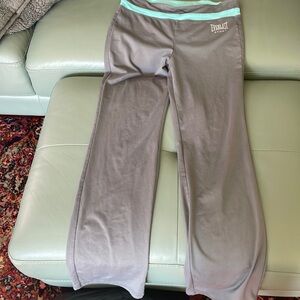 Grey and blue ever-last wide leg sweats